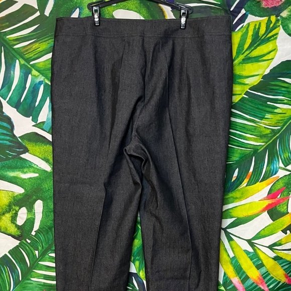 EUC $340 Sandro Paris Women's Size 18 Grey Straight Leg Luxury Designer Slacks - Picture 4 of 6